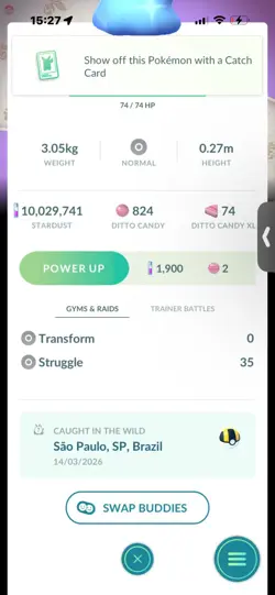 Pokemon Go Shiny Ditto Hat ( Background) - Image 2
