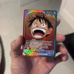 OP13-001 Carrying On His Will Monkey D. Luffy Alternate Art Leader MINT ENGLISH - Image 1