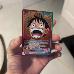 OP13-001 Carrying On His Will Monkey D. Luffy Alternate Art Leader MINT ENGLISH - Image 2