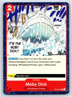 One Piece - OP02-024 Moby Dick - C - US Seller - Image 1