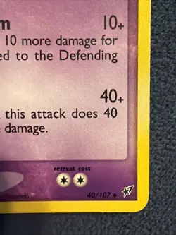 Metang 40/107 EX Deoxys Reverse Holo Stamped Pokemon Card LP - Image 4