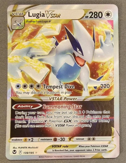 NM - Lugia VSTAR - 139/195 - Silver Tempest - Pokemon Card - Image 1