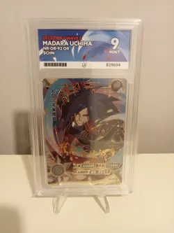 Madara Uchiha NR-OR-092 Naruto Kayou Card CCG Grade 9 Slab Ace Grading - Image 1