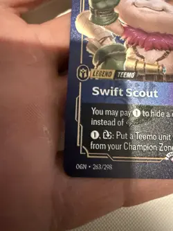 Riftbound Teemo METAL Card Prize Wall Exclusive Promo *See Photos** - Image 4