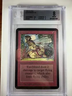 MTG Earthbind Alpha BGS 8 (8.5,8,8,8) - Image 1