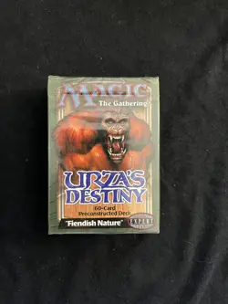 Magic the Gathering Urza's Destiny Fiendish Nature Pre-constructed Deck Sealed - Image 1