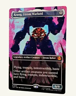 Magic The Gathering - Krang, Utrom Warlord - 221 Mutant Ninja Turtles Regular - Image 1