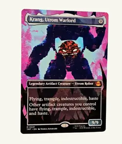 Magic The Gathering - Krang, Utrom Warlord - 221 Mutant Ninja Turtles Regular - Image 2