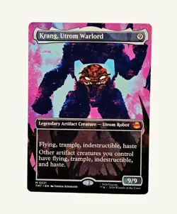 Magic The Gathering - Krang, Utrom Warlord - 221 Mutant Ninja Turtles Regular - Image 3