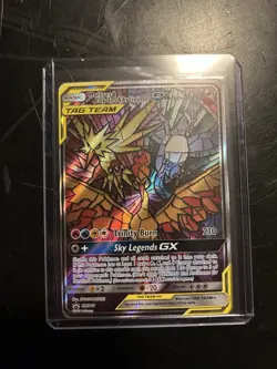 Moltres Zapdos Articuno GX Hidden Fates Pokemon Black Star Promo SM210 B - Image 1