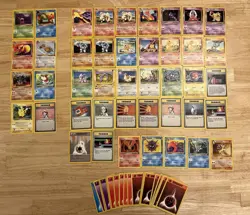 VINTAGE Pokemon Base/Fossil/Jungle Lot HEAVY PLAY - 63 Cards - (P45) - Image 2