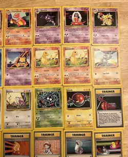 VINTAGE Pokemon Base/Fossil/Jungle Lot HEAVY PLAY - 63 Cards - (P45) - Image 4