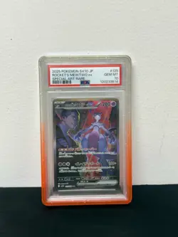 2025 Pokemon SV10 JP Rocket’s Mewtwo Ex Special Illustration Rare 125/098 PSA 10 - Image 1