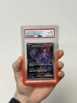 2025 Pokemon SV10 JP Rocket’s Mewtwo Ex Special Illustration Rare 125/098 PSA 10 - Image 3