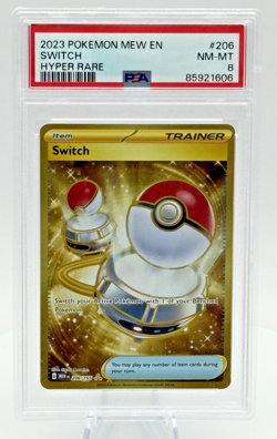 Switch - Pokemon (2023) MEW 151 #206 - Secret Hyper Rare - Image 1