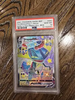 Pokemon Dragapult VMAX SWSH097 Promo Full Art Holo PSA 10 2021 - Image 1