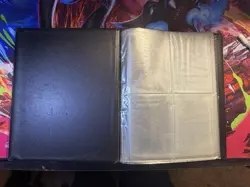 Wizards of the Coast Pokemon TCG Album Binder 4-Pocket Blue Black 1999 Vintage - Image 2