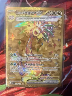 Pokemon TCG Alolan Exeggutor EX 248/191SV08 Surging Sparks Holo Hyper Rare - Image 1