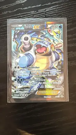 Pokemon TCG Turtok EX XY122 Black Star Promo Deutsch Full Art Ultra Rare 2016 - Image 1