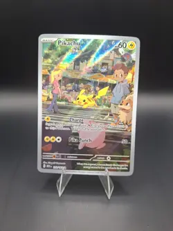 Pokemon TCG Pikachu IR 173/165 Sv: Scarlet & Violet 151 Illustration Rare Holo - Image 1