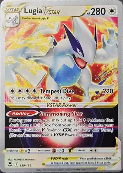 Pokemon Lugia VSTAR 139/195 2023 World Championships Deck English NM/LP - Image 1