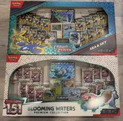Pokemon TCG Blooming Waters (151) + Sea & Sky (Crown Zenith) Premium Collection - Image 1