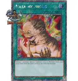 Yugioh! 1x Metamorphosis RA04-EN123 Platinum Secret Rare 1st Ed NM - Image 1