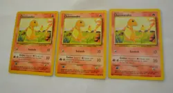 1999 POKEMON CHARMANDER 46/102 , LOT OF THREE CARDS - Image 2