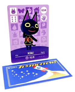 Animal Crossing Nintendo Amiibo - KIKI #34 - Series 1 Authentic Card - Image 1