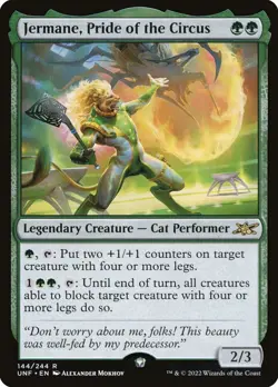 MTG Magic the Gathering Jermane, Pride of the Circus (144/689) Unfinity LP - Image 1