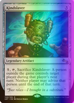 MTG Magic the Gathering Kindslaver (150/288) Unstable NM FOIL - Image 1