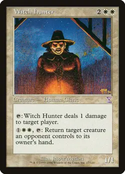 MTG Magic the Gathering Witch Hunter (17/122) Time Spiral - Timeshifted NM - Image 1