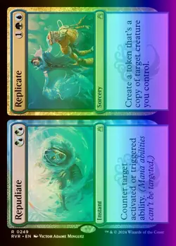 MTG Magic the Gathering Repudiate (249/573) Ravnica Remastered LP FOIL - Image 1