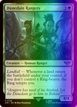 Dunedain Rangers (159/943) The Lord of the Rings Tales of Middle-earth LP FOIL - Image 1