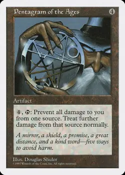 MTG Magic the Gathering Pentagram of the Ages (394/460) Fifth Edition LP - Image 1