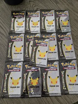 Pokemon TCG Celebrations 25th Anniversary Booster Packs X13 Factory Sealed - Image 1
