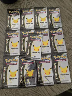 Pokemon TCG Celebrations 25th Anniversary Booster Packs X13 Factory Sealed - Image 2