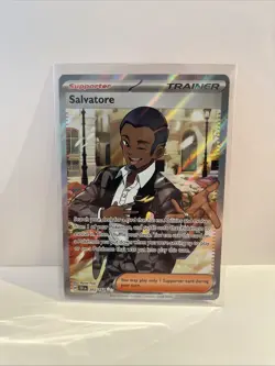 Pokemon TCG Salvatore #202/162 Ultra Rare Full Art Trainer SV05: Temporal Forces - Image 1