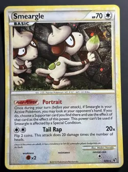 SWIRL Smeargle 8/90 - Undaunted - Cosmos Holo - Pokemon TCG - LP - Image 1