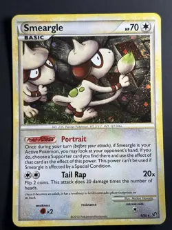 SWIRL Smeargle 8/90 - Undaunted - Cosmos Holo - Pokemon TCG - LP - Image 3