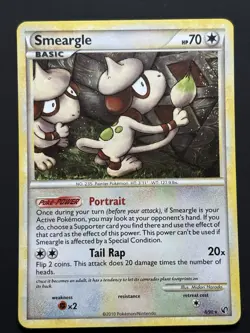 SWIRL Smeargle 8/90 - Undaunted - Cosmos Holo - Pokemon TCG - LP - Image 4