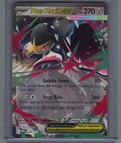 Mega Mawile ex 094/132 - Pokemon ME01: Mega Evolution Double Rare Holo Foil NM - Image 1