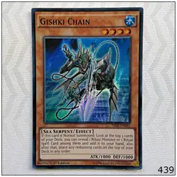 Gishki Chain - THSF-EN041 - Super Rare 1st Edition Yugioh - Image 1