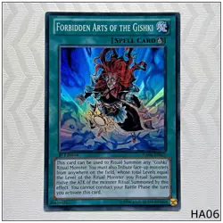Forbidden Arts of the Gishki - HA06-EN027 - Super Rare 1st Edition Yugioh - Image 1