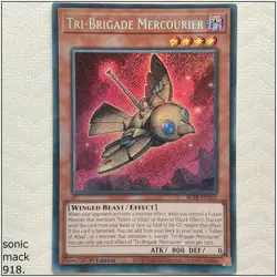 Tri-Brigade Mercourier - BLTR-EN107 -Secret Rare 1st Edition Yugioh - Image 1