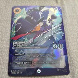 Lorcana ENCHANTED Darkwing Duck-Cool Under Pressure 239/204 - Image 2