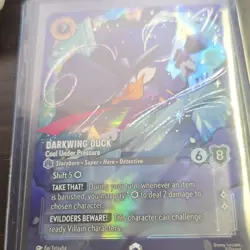 Lorcana ENCHANTED Darkwing Duck-Cool Under Pressure 239/204 - Image 4