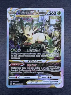 Pokemon TCG Leafeon VSTAR GG35/GG70 Crown Zenith Holo Card Near Mint - Image 2
