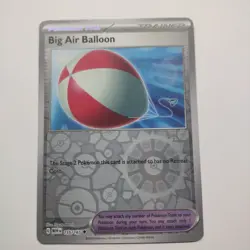 POKEMON Big Air Balloon 155/165 SV Scarlet & Violet 151 Reverse Holo Card - Image 1