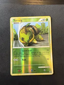 Turtwig 67/95 Unleashed Reverse Holo Pokemon TCG Card - Image 1